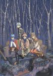  camping couch forest ikari_shinji mannequin nagisa_kaworu nature neon_genesis_evangelion pantyhose sadamoto_yoshiyuki souryuu_asuka_langley yoshinari_you 