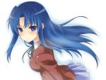  aqua&mu; blue_hair game_cg kawashima_ami long_hair school_uniform skirt toradora! 