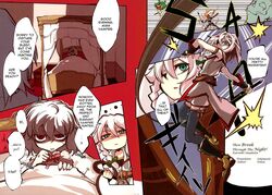  comic hard_translated izayoi_sakuya mushroom parody remilia_scarlet sayakata_katsumi short_hair touhou translated 