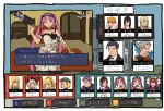  6+boys 6+girls bedivere commentary_request dress euryale fate/grand_order fate_(series) fionn_mac_cumhaill_(fate/grand_order) fujimura_taiga hairband highres jaguarman_(fate/grand_order) james_moriarty_(fate/grand_order) lancelot_(fate/grand_order) lolita_hairband looking_at_viewer mansion marie_antoinette_(fate/grand_order) mephistopheles_(fate/grand_order) mimiba minamoto_no_raikou_(fate/grand_order) mordred_(fate) mordred_(fate)_(all) multiple_boys multiple_girls parody paul_bunyan_(fate/grand_order) portrait purple_hair sherlock_holmes_(fate/grand_order) sketch sleeveless sleeveless_dress stheno translation_request twintails violet_eyes white_dress yan_qing_(fate/grand_order) 