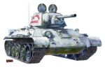  acrylic_paint_(medium) calligraphy_brush calligraphy_brush_(medium) ground_vehicle koizumi_kazuaki_production military military_vehicle motor_vehicle original paintbrush russian ssoviet_union t-34 tank traditional_media translation_request white_background 