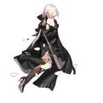  assault_rifle black_dress blood blood_on_face bloody_tears boots bullpup closed_eyes dress girls_frontline gun hair_ribbon high_heel_boots high_heels holding_arm injury jacket long_hair on_floor petals ribbon rifle samail steyr_aug steyr_aug_(girls_frontline) thigh-highs thigh_boots torn_clothes torn_dress torn_thighhighs weapon 