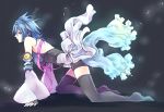  1girl aqua_(kingdom_hearts) bad_id bad_pixiv_id bike_shorts breasts kingdom_hearts kingdom_hearts_birth_by_sleep m3_(mmm003) solo thigh-highs 