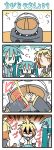  4koma chibi chibi_miku comic hatsune_miku kagamine_len kagamine_rin minami_(colorful_palette) nabe silent_comic sweat vocaloid 