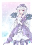  emo_(artist) emo_(mikan) hairband long_hair rozen_maiden silver_hair suigintou wings 