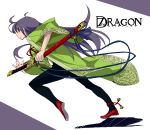  amayu japanese_clothes katana long_hair purple_hair samurai_(7th_dragon) sword weapon 