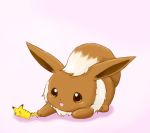  eevee no_humans pikachu pokemon pokemon_(creature) shioppbum tail toy 