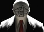  formal friend male mask necktie realistic suit tomodachi 