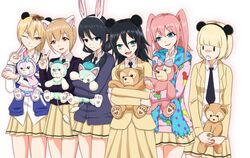  animal_ears blazer blush cardigan fake_animal_ears jacket kuroki_tomoko long_hair low_twintails necktie nemoto_hina smile tamura_yuri tanaka_mako twintails two_side_up uchi_emiri watashi_ga_motenai_no_wa_dou_kangaetemo_omaera_ga_warui! yoshida_masaki 