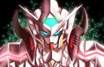  510if armor commentary_request fate/grand_order fate_(series) gundam gundam_00 gundam_exia highres mecha mordred_(fate) mordred_(fate)_(all) no_humans parody 