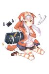  /\/\/\ 1girl animal_ears animal_hood arm_up badge bag bangs black_skirt blush bow broken brown_footwear button_badge chihong_de_tianshi closed_mouth collarbone crying crying_with_eyes_open eyebrows_visible_through_hair fake_animal_ears fake_tail fox_ears fox_hood fox_tail hair_between_eyes handheld_game_console highres hood hood_up hooded_jacket jacket jewelry long_hair looking_at_viewer mary_janes official_art open_clothes open_jacket orange_jacket original pendant pleated_skirt print_shirt red_bow shirt shoes silver_hair simple_background sitting skirt solo streaming_tears striped striped_legwear tail tears thigh-highs torn_clothes torn_jacket torn_shirt torn_skirt torn_thighhighs wariza white_background white_shirt yellow_eyes 