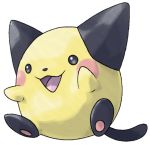  :d baby_pokemon beta_pokemon black_eyes blush blush_stickers commentary creature english_commentary etherealhaze full_body no_humans open_mouth pichu pokemon pokemon_(creature) pokemon_gsc_beta sitting smile solo tongue tongue_out transparent_background white_background 