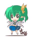  crazy_developers daiyousei green_eyes green_hair pointy_ears touhou wings 