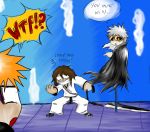  bleach fight kurosaki_ichigo male role_reversal shirosaki_hichigo zangetsu 