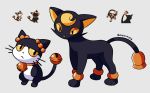  bell bellrun beta_pokemon black_cat cat closed_mouth cow_bell creature deviantart_username frown gen_2_pokemon gooompy no_humans pokemon pokemon_(creature) pokemon_gsc_beta ringring_(pokemon) signature standing yellow_eyes 