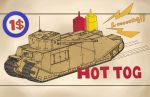  english ground_vehicle highres military military_vehicle motor_vehicle original smith.s tagme tank tog_ii 
