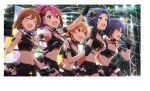  black_hair brown_eyes brown_hair group hagiwara_yukiho idolmaster idolmaster_million_live! idolmaster_million_live!_theater_days kikuchi_makoto long_hair maihama_ayumu miura_azusa pink_hair short_hair yabuki_kana 