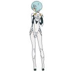  blue_hair gen looking_back lowres neon_genesis_evangelion oekaki plugsuit short_hair 