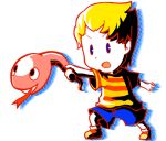  blue_eyes lowres lucas mother mother_(game) mother_3 nintendo rope_snake super_smash_bros. 