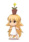 animated_gif blonde_hair dress flower gif green_eyes kusano long_hair lowres object_on_head plant potted_plant sekirei sundress very_long_hair 