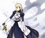  arao armor blonde_hair fate/stay_night fate_(series) saber sword weapon 