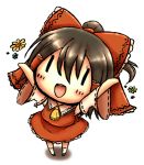  \o/ chibi hakurei_reimu outstretched_arms super_deformed touhou tsukuyomi_kakuya 