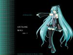  1600x1200 detached_sleeves hatsune_miku highres illusionk nail_polish necktie thigh-highs thighhighs twintails very_long_hair vocaloid wallpaper 