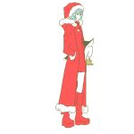  ayanami_rei bird blue_hair boots christmas gen lowres neon_genesis_evangelion oekaki pale_skin penguin penpen red_eyes short_hair 