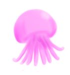  1other animal jellyfish kyouran_kazoku_nikki lococo lowres midarezaki_gekka moe no_face no_humans pink sea_creature tagme 
