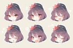  bow expressions hair_bow hair_ornament mountain_of_faith red_eyes tagme touhou yasaka_kanako 