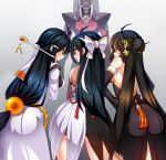  3girls ara_han asura_(elsword) blush elsword highres long_hair multiple_girls multiple_persona pinyshi ran_(elsword) sakra_devanam_(elsword) tagme yama_raja_(elsword) 