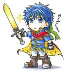  blue_hair cape fire_emblem fire_emblem:_souen_no_kiseki fire_emblem_path_of_radiance fire_emblem_radiant_dawn gloves headband ike lowres male nintendo super_smash_bros. sword translated weapon 