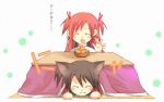  animal_ears cat_ears kotatsu mahou_sensei_negima mahou_sensei_negima! sasaki_makie table 
