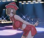  adult breasts hat ino lace lyrica_prismriver meiko microphone parody photoshop solo touhou vocaloid 