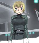  as-special erect_nipples gundam gundam_00 louise_halevy military military_uniform satou_atsuki short_hair uniform 