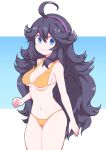  1girl bikini creatures_(company) game_freak hex_maniac_(pokemon) highres nazonazo_(nazonazot) nintendo pokemon pokemon_(game) pokemon_xy solo swimsuit tagme yellow_bikini 