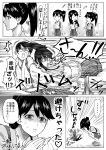  +++ ... 4girls :3 ^_^ ^o^ akagi_(kantai_collection) closed_eyes collision comic commentary_request greyscale hair_between_eyes hakama hakama_skirt heart highres houshou_(kantai_collection) japanese_clothes kaga_(kantai_collection) kantai_collection kimono long_hair monochrome motion_lines multiple_girls munmu-san open_mouth ponytail short_hair shorts side_ponytail smile speech_bubble speed_lines spoken_ellipsis star starry_background tasuki thought_bubble translation_request zuihou_(kantai_collection) 