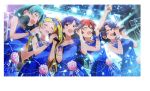  dress emily_stuart group idolmaster idolmaster_million_live! idolmaster_million_live!_theater_days julia_(idolmaster) kisaragi_chihaya long_hair short_hair singing tokugawa_matsuri toyokawa_fuuka 