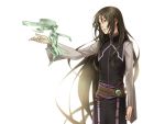  1boy alternate_hairstyle androgynous black_hair facial_mark fire_emblem fire_emblem:_akatsuki_no_megami fire_emblem:_souen_no_kiseki jewelry kobashi_(hodohodo) long_hair red_eyes soren spirit very_long_hair 