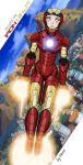  armor cosplay crossover flying hyuuga_hinata iron_man marvel naruto white_eyes 