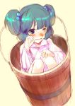  girl_in_bucket in_bucket in_container kisume nokishita tears touhou twintails 