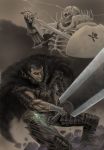  all_male berserk dragonslayer_(sword) guts kataoka_kurihiko male puck skull_knight sword sword_of_resonance weapon 