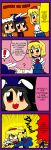  alice_margatroid bkub chen comic cosplay halloween hard_translated highres inaba_tewi kirisame_marisa kirisame_marisa_(cosplay) touhou translated yakumo_ran yakumo_ran_(cosplay) 