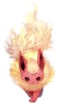  closed_mouth commentary_request flareon gen_1_pokemon highres looking_at_viewer manino_(mofuritaionaka) no_humans pokemon pokemon_(creature) red_eyes simple_background white_background 