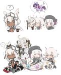  ... 4girls :d ? ahoge animal_ears bandage bandaged_arm bandages bangs black_bow black_dress black_hat blue_eyes bow braid caenis_(fate) capelet commentary dark_skin dress facial_scar fate/apocrypha fate/grand_order fate_(series) fur-trimmed_capelet fur_trim gothic_lolita green_eyes hair_intakes hairband hat headgear headpiece jack_the_ripper_(fate/apocrypha) jacket jeanne_d&#039;arc_(fate)_(all) jeanne_d&#039;arc_alter_santa_lily lilirenzu lolita_fashion long_hair multiple_girls my_little_pony nursery_rhyme_(fate/extra) open_mouth pixiv_fate/grand_order_contest_2 ponytail ponytail_holder red_eyes scar scar_on_cheek silver_hair smile sparkle spoken_ellipsis spoken_question_mark striped striped_bow tattoo twilight_sparkle twin_braids white_background white_hair white_jacket yellow_eyes 