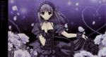  dark flower frills gothic_lolita headdress lace lolita_fashion ribbon suzuhira_hiro tagme 