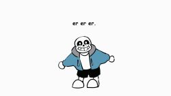 1boy 2024 2d animated animated_gif black_shorts blinking blue_jacket comic_sans dancing deformed digital_media drawstring flying_sweatdrops full_body grey_hood hood hood_down hooded_jacket jacket jazzebee looking_at_viewer looping_animation male male_focus male_only nervous open_clothes open_jacket outstretched_arms sans_(undertale) shirt shorts simple_background slippers smile socks solo striped_shorts text undertale utdr_(toby_fox) vertical-striped_clothes vertical-striped_shorts white_background white_shirt white_slippers white_socks white_stripes