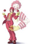  formal hamburger jojo&#039;s_bizarre_adventure jojo_no_kimyou_na_bouken mcdonald&#039;s mcdonald's mcdonalds necktie red_hair redhead ronald_mcdonald satire source_request stand_(jojo) suit tomato tomatoes 