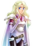  blonde_hair blue_eyes cape final_fantasy final_fantasy_iv rosa_farrell soranokaze15_(artist) 