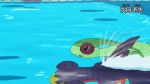  animated animated_gif creatures_(company) flygon game_freak garchomp gen_3_pokemon gen_4_pokemon nintendo pokemon pokemon_(anime) pokemon_(creature) pokemon_sm_(anime) pool racing screencap shark swimming wings 